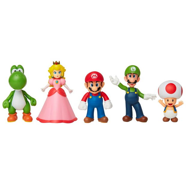 Super Mario SM 2.5IN 5PK FIGS 52