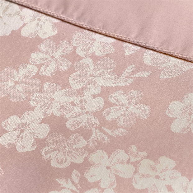 Dreams and Drapes Blossom Jacquard Duvet Cover Set