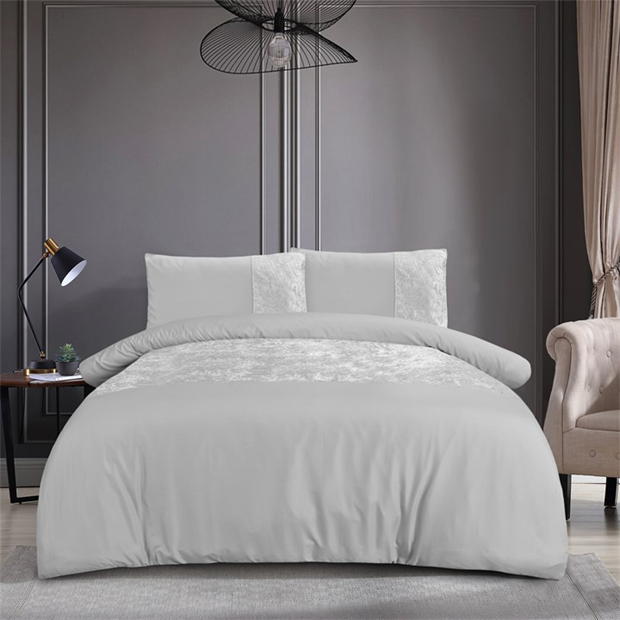 Homelife Velvet Cuff Duvet Set