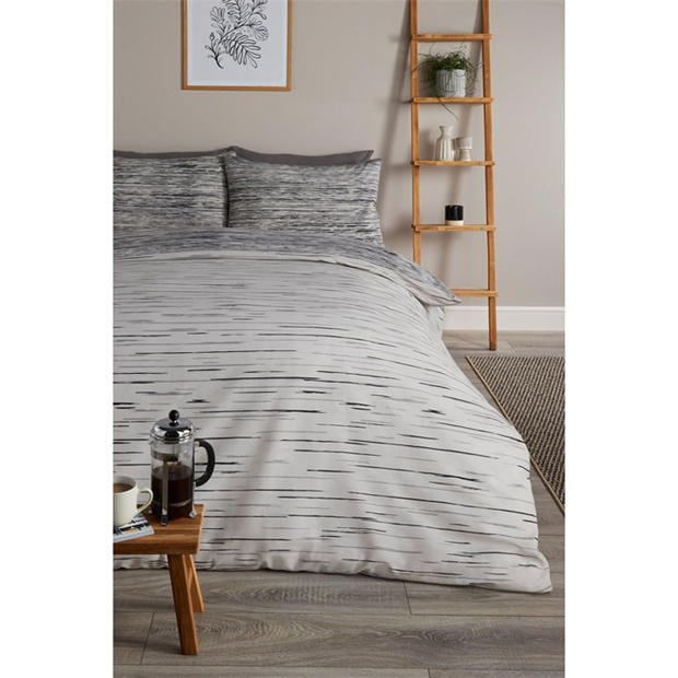 Homelife Homelife Linear Stripe Duvet Set