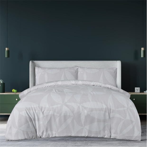 Homelife Out Textured Geo Duvet Set