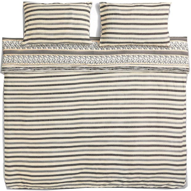 Homelife Twin Pack Hayden Banded Duvet Set