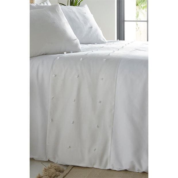 Silent Night Tufted Spot Duvet Set