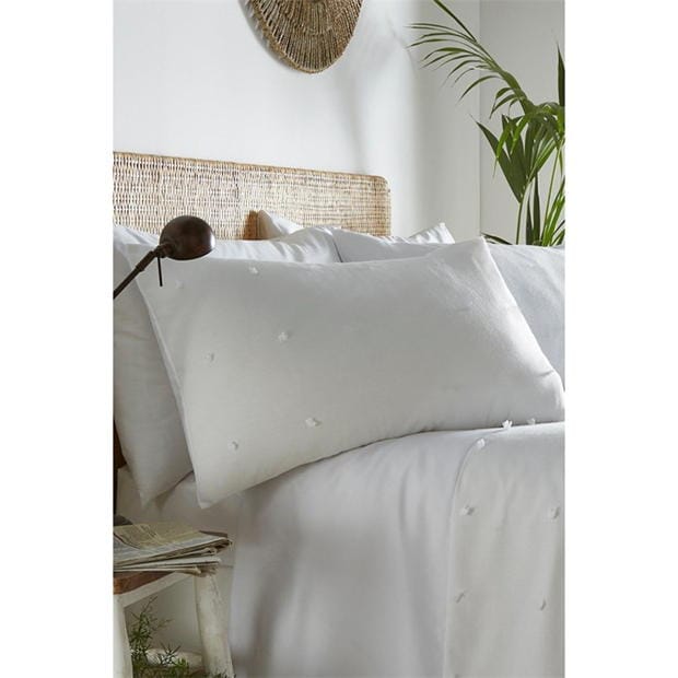 Silent Night Tufted Spot Duvet Set