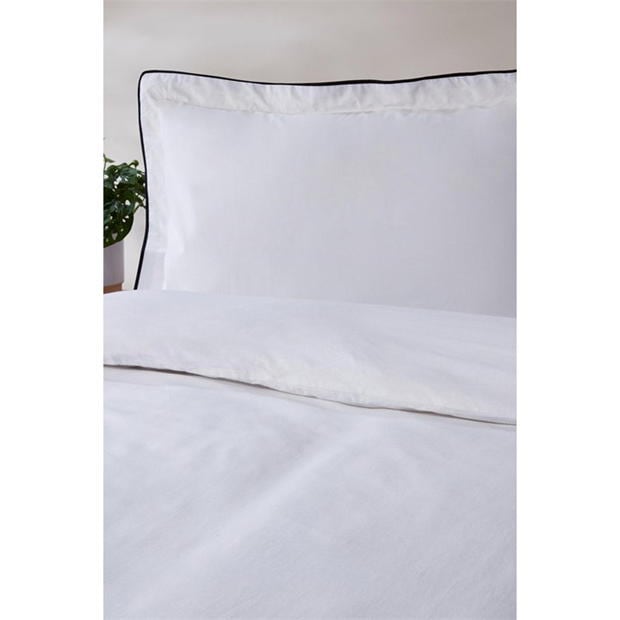 Studio 100% Cotton Piped Edge Duvet Set