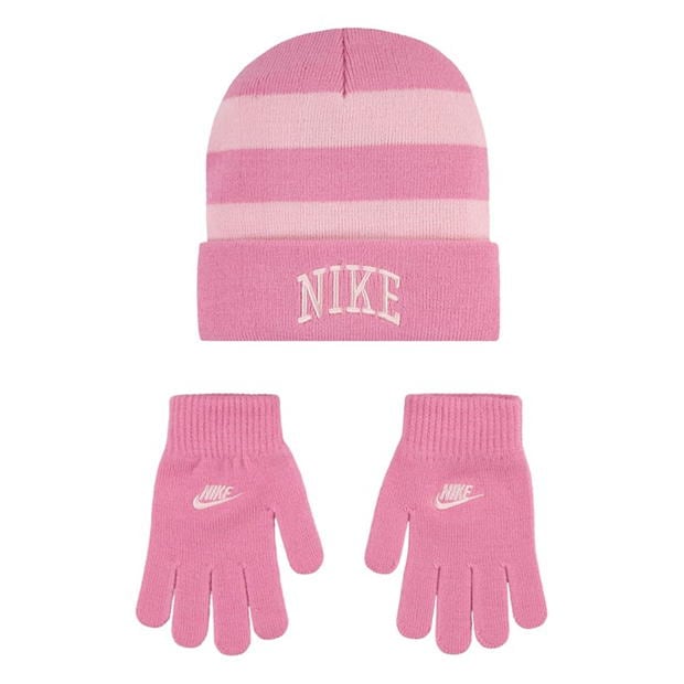 Nike Stripe Beanie Set copil