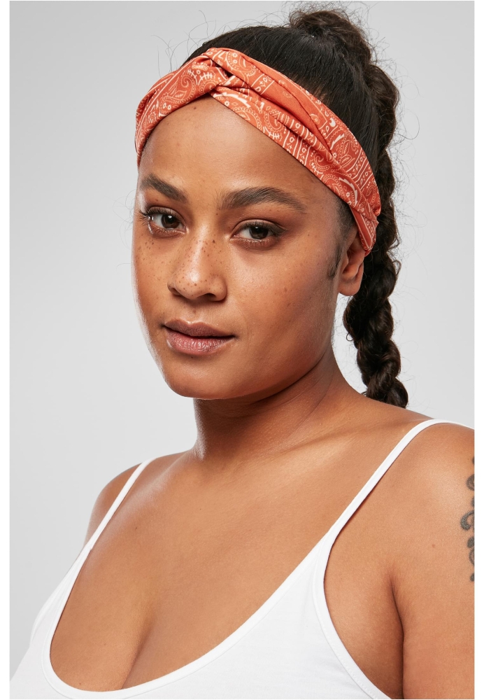 Bandana Print Headband 2-Pack Urban Classics