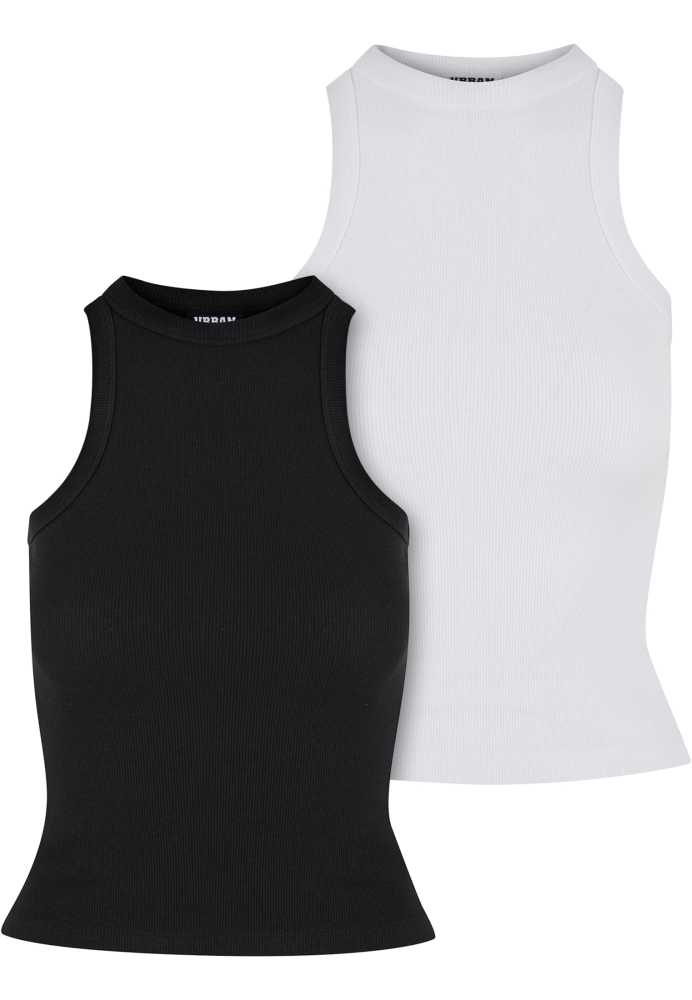 Racer Back Rib Top 2-Pack dama Urban Classics