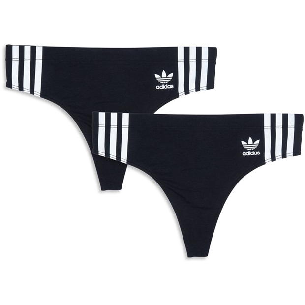 ADIDAS ORIGINALS Adidas Originals Comfort Flex Cotton Thong 2-Pack