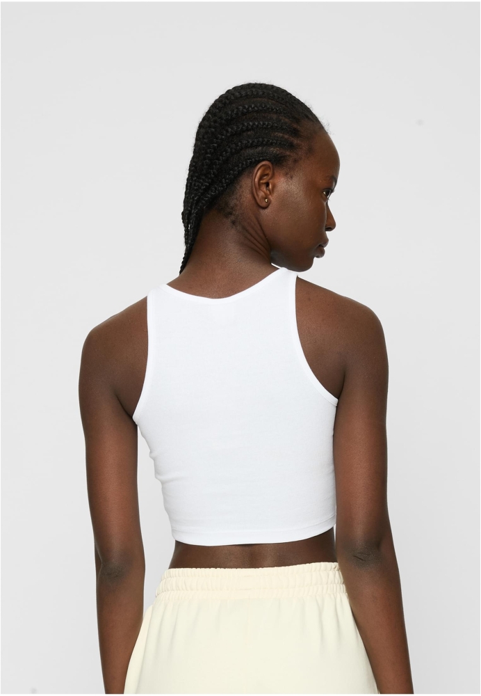 Organic Cropped Rib Top 2-Pack dama Urban Classics