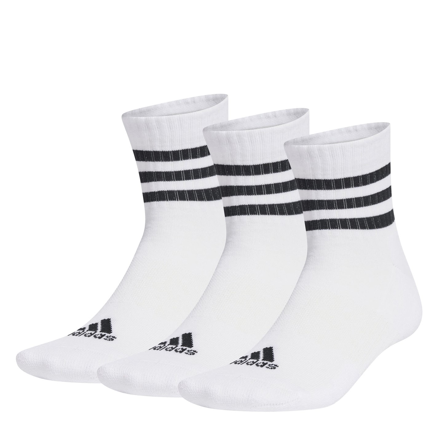 Soseta adidas 3 Stripe Quarter 3 Pack