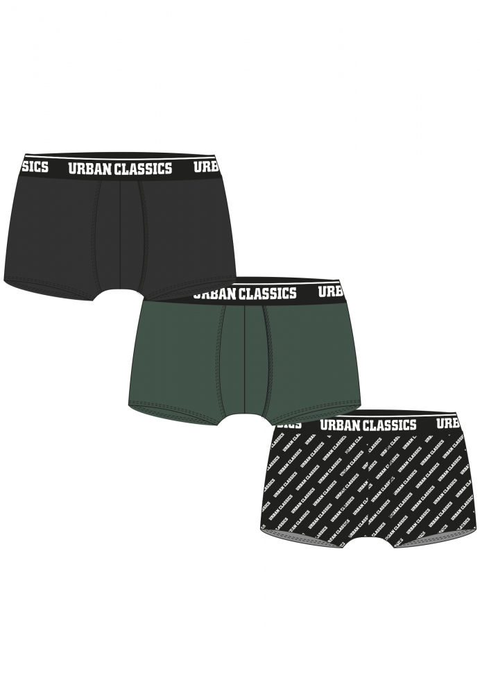 Lenjerie intima Pantalon scurt Combat 3-Pack Urban Classics