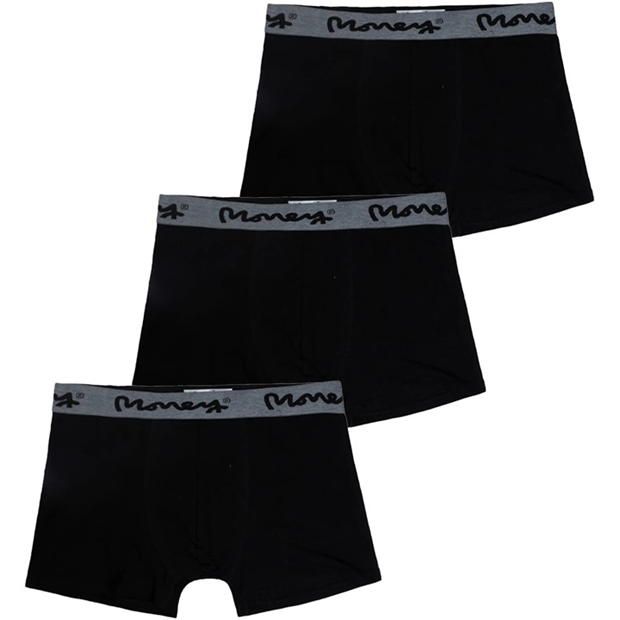 Lenjerie intima Money Triple Black Repeat 3PK