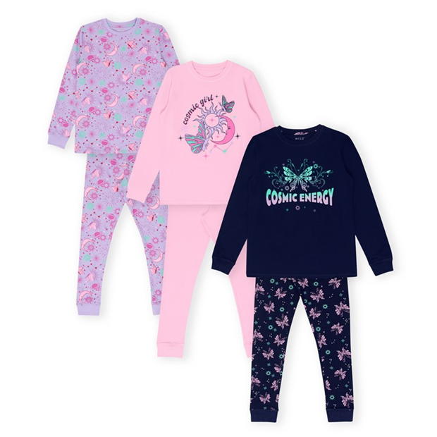 Pijama Miso 3 Pack Cosmic Set fetita