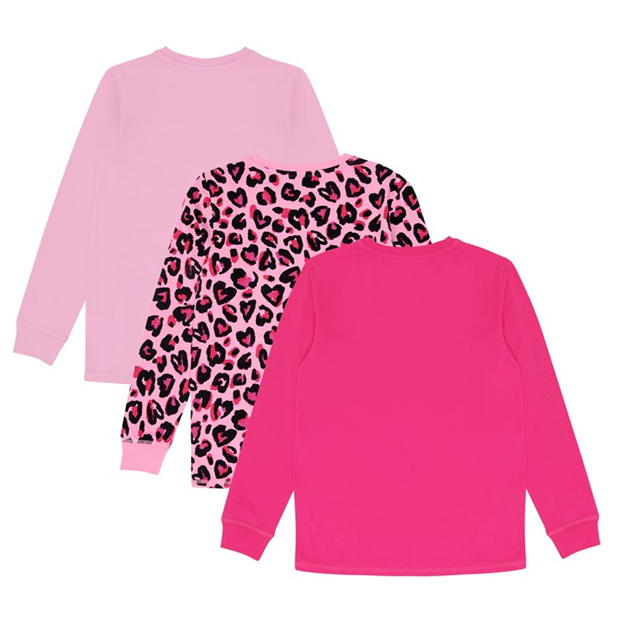 Pijama Miso 3 Pack Leopard Set fetita