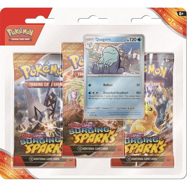 Pokemon Pokemon Scarlet & Violet 8 Surging Spark Booster 3-Pack