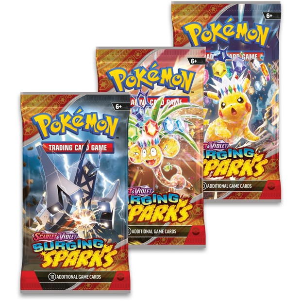 Pokemon Pokemon Scarlet & Violet 8 Surging Spark Booster 3-Pack