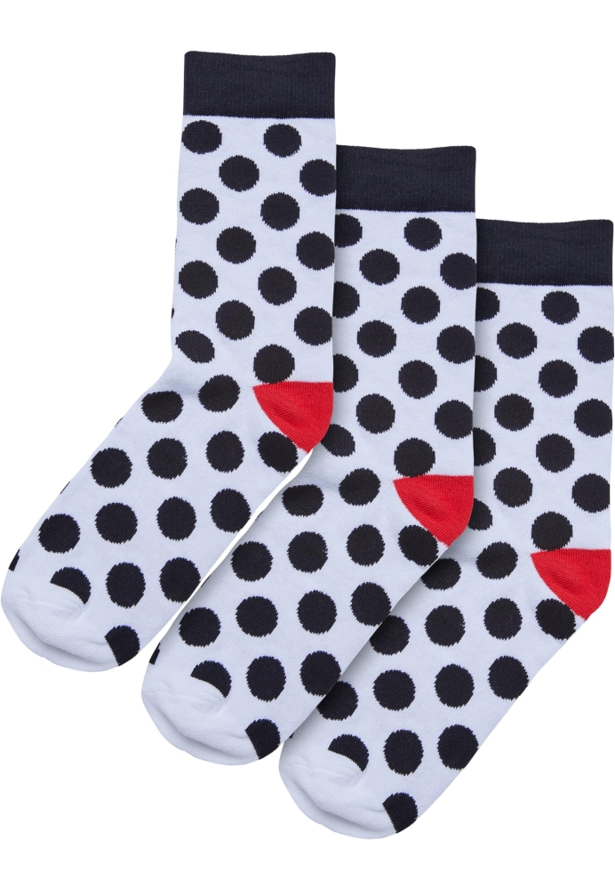 Soseta Basic Polka Dot 3-Pack Urban Classics