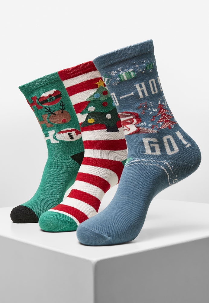 Soseta Ho Ho Ho Christmas 3-Pack Urban Classics