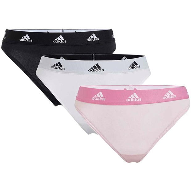 adidas 3-Pack Active Comfort Cotton Thong