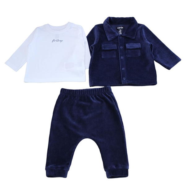 Firetrap 3-Piece Corduroy & Cotton Outfit Set baietel