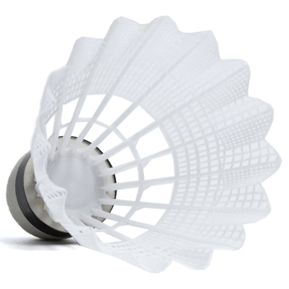 Plastic badminton shuttlecocks TB017 Teloon SMJ 6 pcs. white