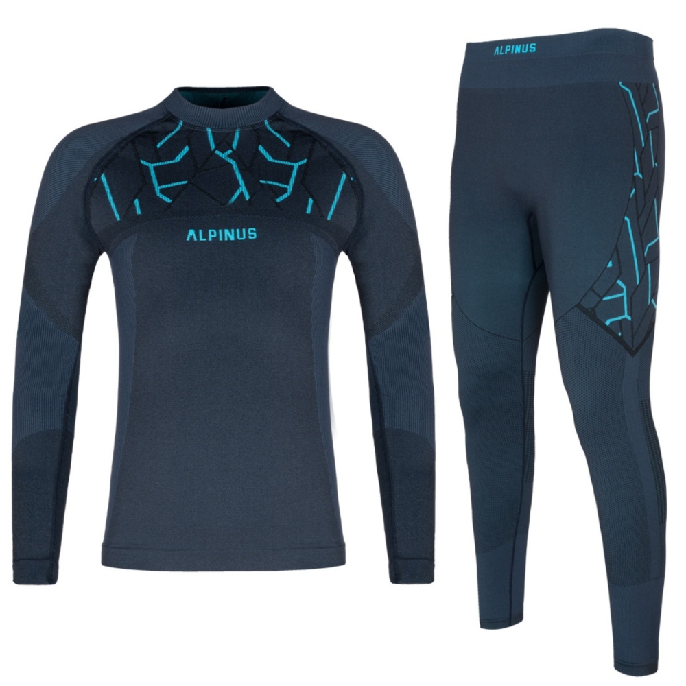 ' thermal underwear Alpinus Tactical Gausdal Set graphite-blue SI8922 baietel