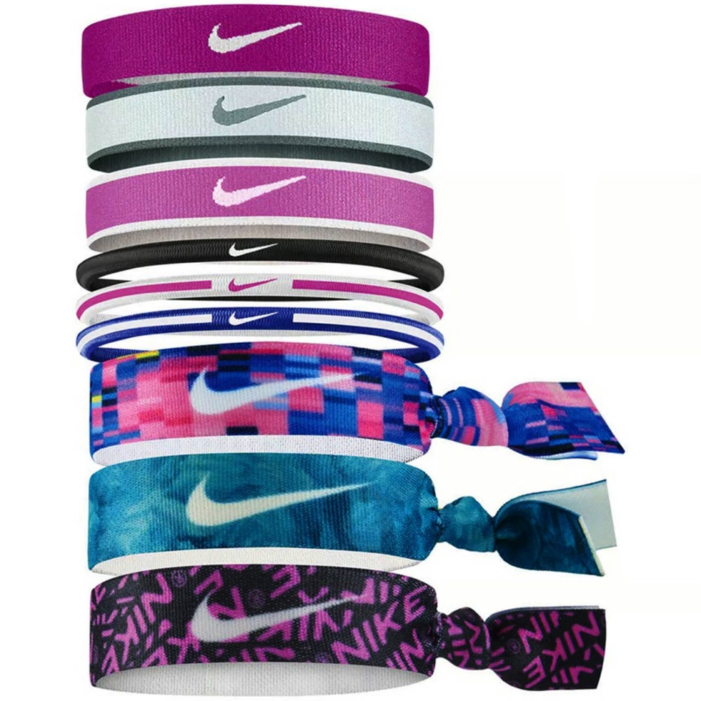 Nike Mixed hair bands 9 pcs. N0003537608OS