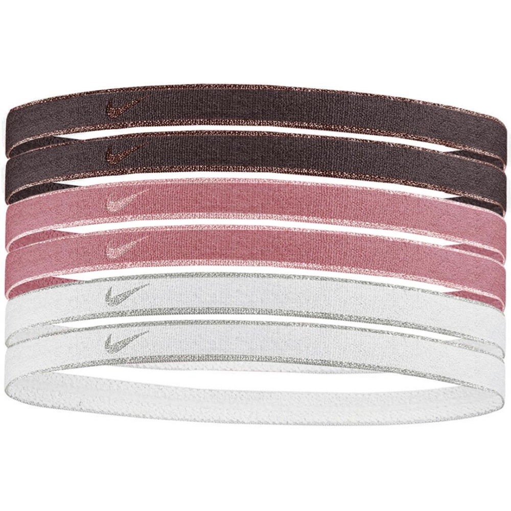 Nike Swoosh Sport hair bands 6 pcs. cream, brown N1002008125OS