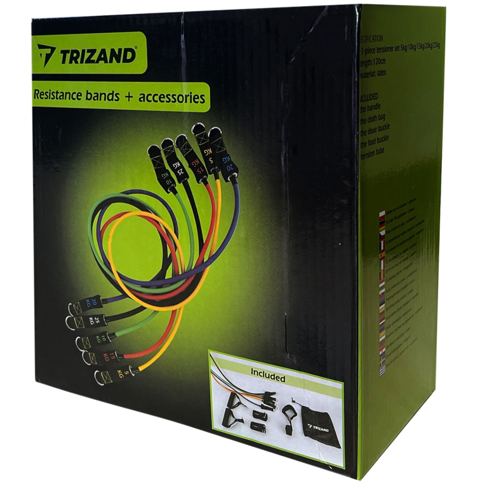 Set of exercise bands Trizand 5 pcs. 22716