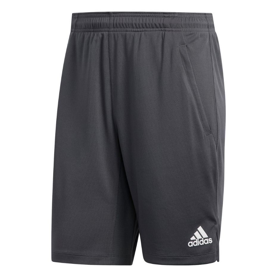 Pantalon scurt Combat Spodenki męskie adidas All Set 9-Inch szare FL1540