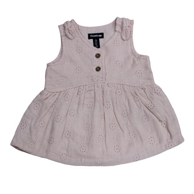 Rochie Firetrap Embroidered Cotton & Bloomer Set fetita