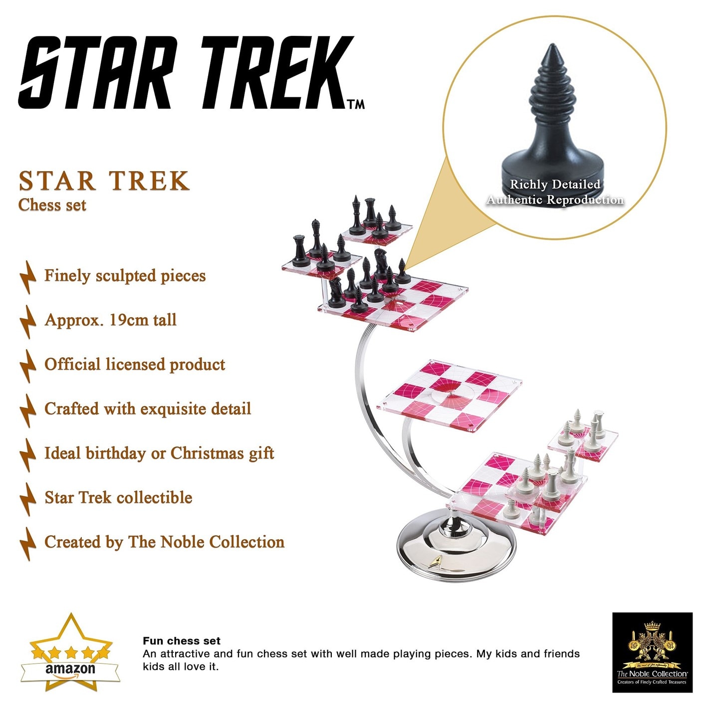 Star Trek ST Tri-Dimensional Chess Set