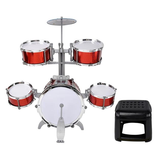 Toylife Toy Drum Set and Stool