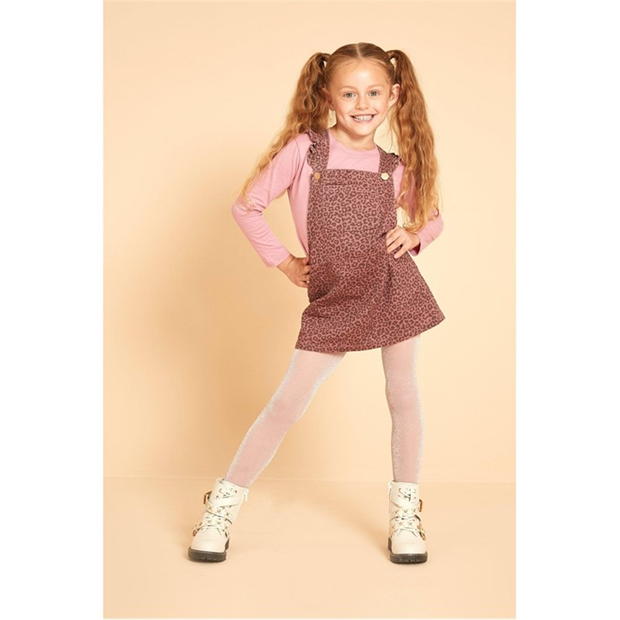 Camasa Studio Younger Pinafore and T- Set fetita