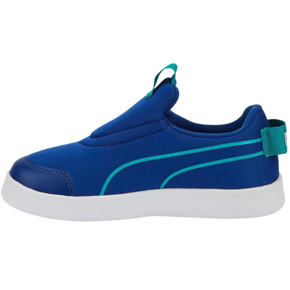 Pantof for Puma Courtflex v2 Slip On PS blue 374858 11 copil