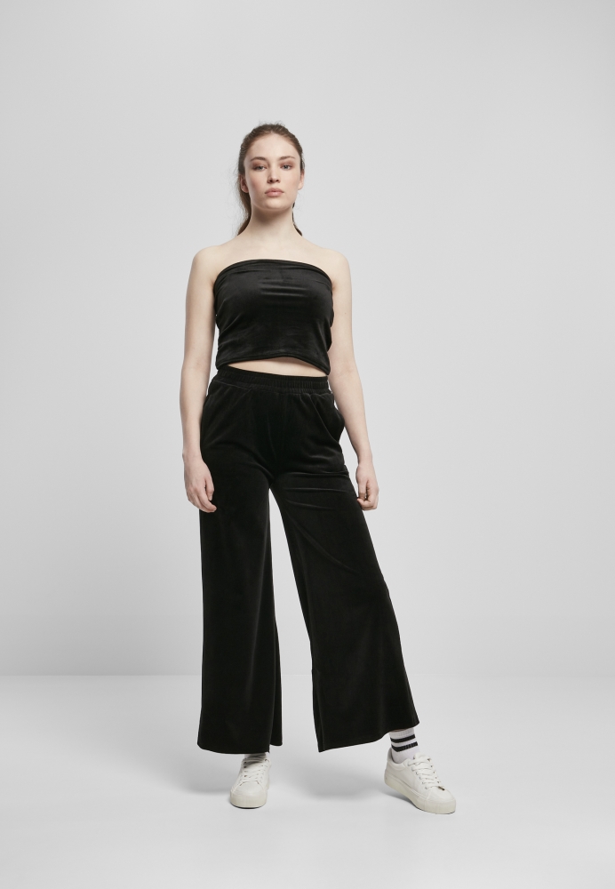 Short Velvet Tube Top dama Urban Classics