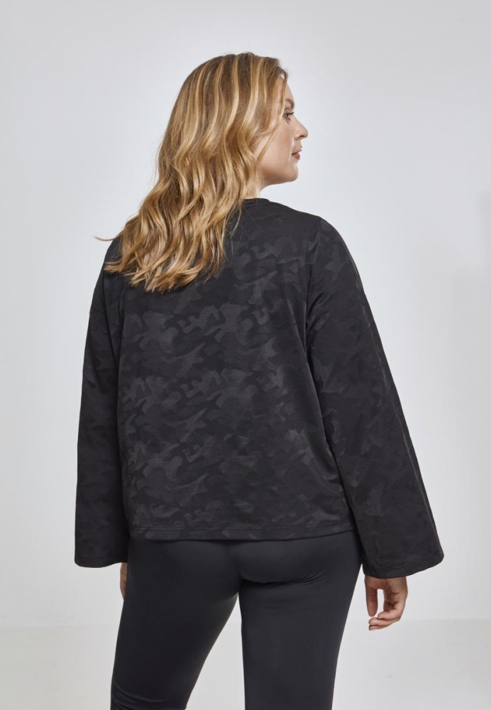 Short Jacquard Camo L/S dama Urban Classics