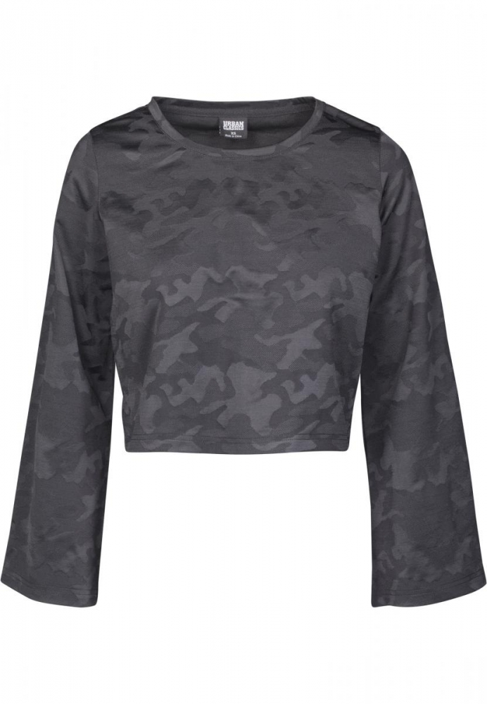 Short Jacquard Camo L/S dama Urban Classics