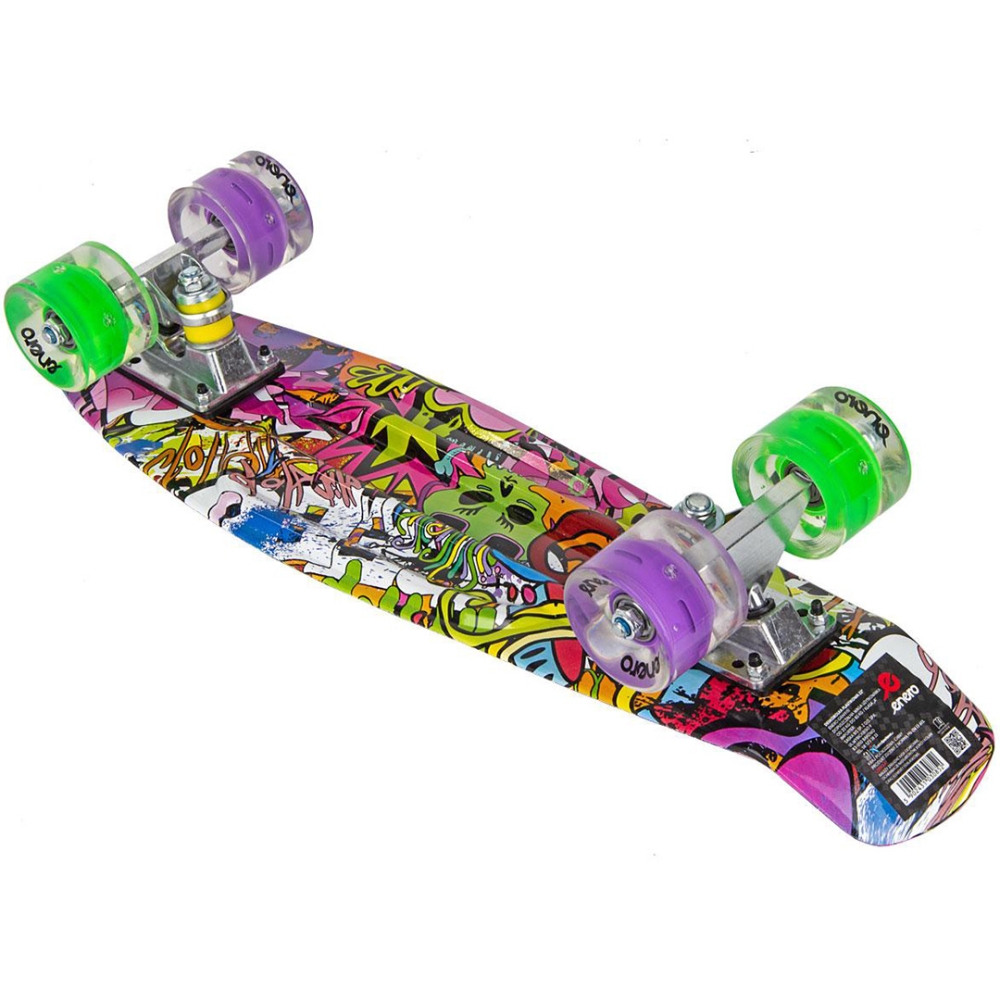 Skateboard Plastic 22' Enero Graffiti Led 1030852