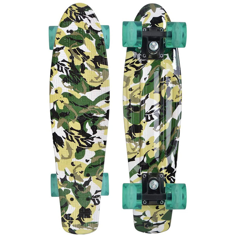 Skateboard Schildkrot Retro Camouflage 510781