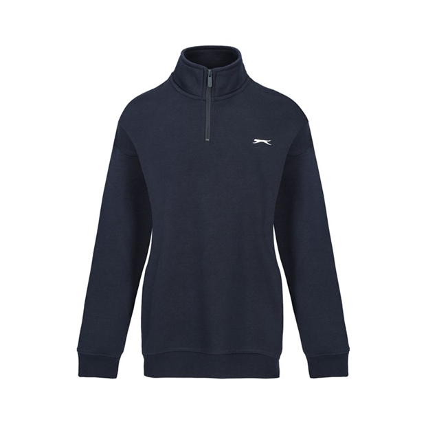 Slazenger Quarter Zip Funnel Neck Sweat dama