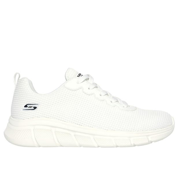 Skechers Two Tone Knit Lace Up Sneaker Runners dama