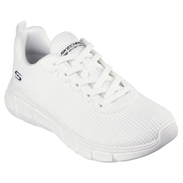 Skechers Two Tone Knit Lace Up Sneaker Runners dama