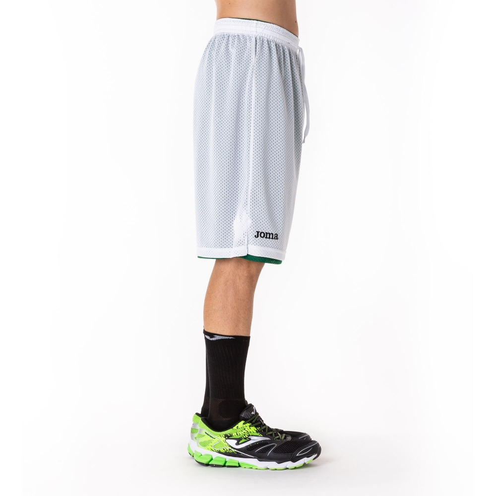 Short Basket Reversible Rookie Green-white Joma