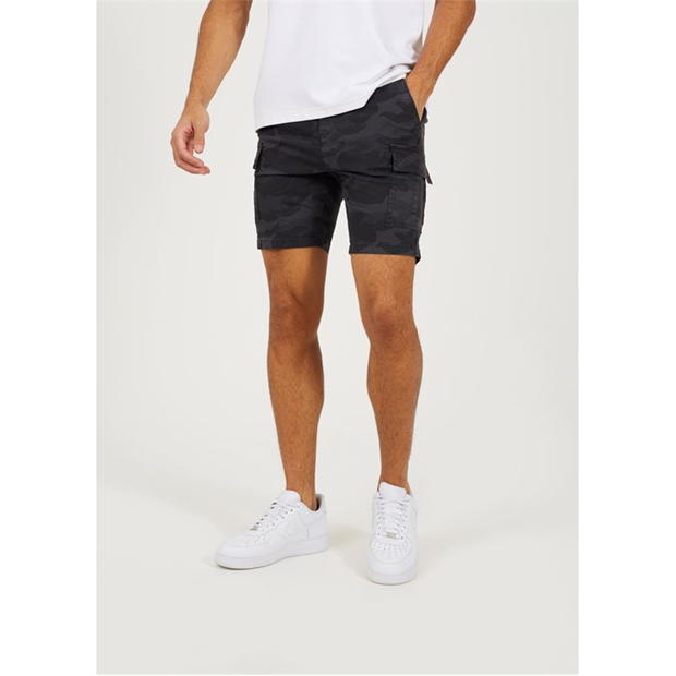 Brave Soul Print Cargo Short