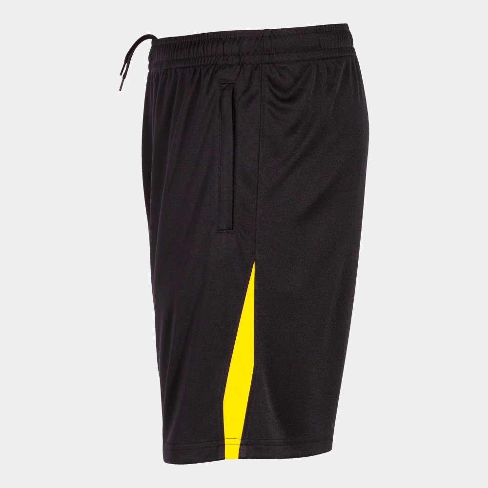 Pantalon scurt Championship Vii Black Yellow Joma