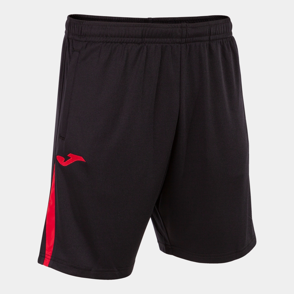 Pantalon scurt Championship Vii Black Red Joma