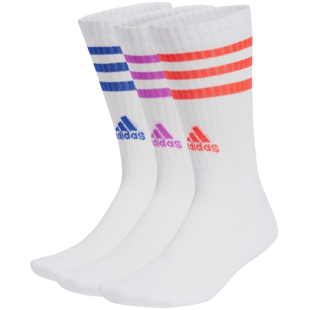 Soseta adidas 3-Stripes Cushioned Crew 3 Pairs IZ0122