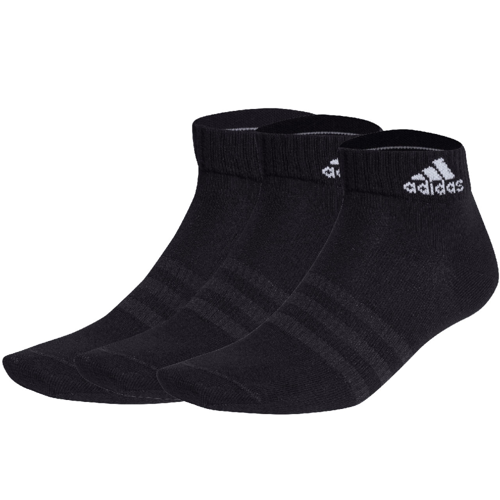 Soseta adidas Thin and Light Ankle 3P black IC1282